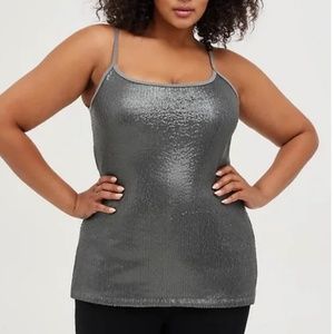 Torrid Sequin Front Foxy Cami